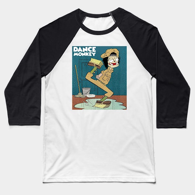 DANCE MONKEY Baseball T-Shirt by antonimus